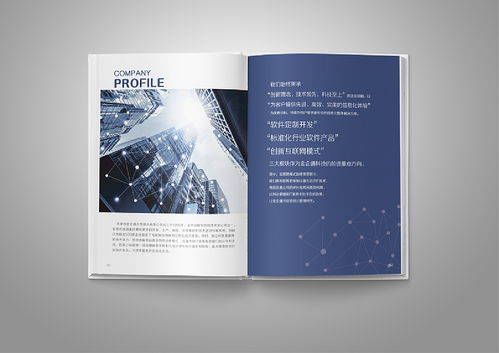网络科技公司宣传画册