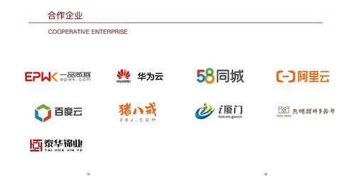 网络科技公司产品项目及企业文化宣传册 红色调